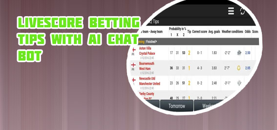 Livescore with odds and prediction